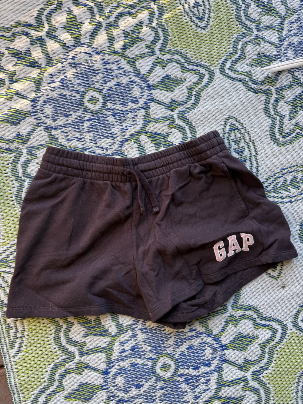 GAP Women's Brown Cotton Lounge Shorts